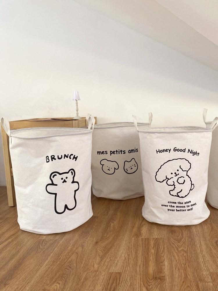 가벼운빨래바구니 미니멀이동식빨래바구니 자취 원룸 세탁 보관함 수거함 빨래통 옷수납