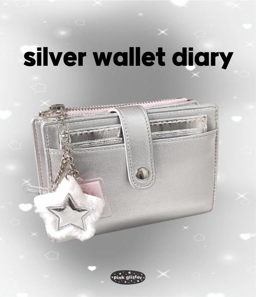 siver wallet diary 실버 월렛 다이어리 5공 바인더 a8 지갑 포토카드