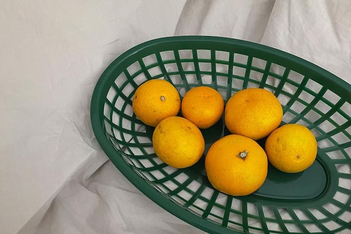 [1+1] 레트로 빈티지 바스켓 6컬러 다용도 바구니