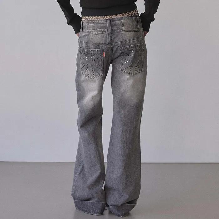 Union Jack Engineered Denim Washed Gray