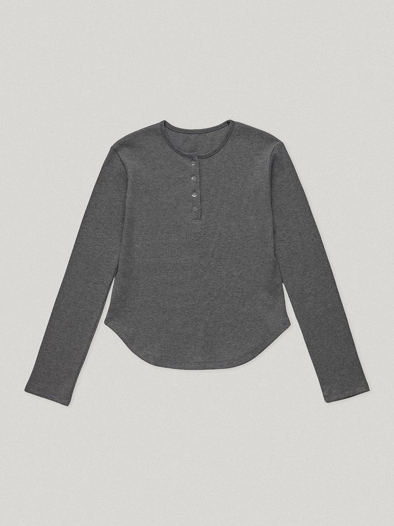 Ren Waffle Tee Charcoal (2nd)