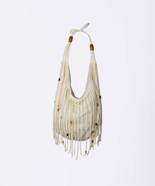Shaggy Fringe Market Bag Raw