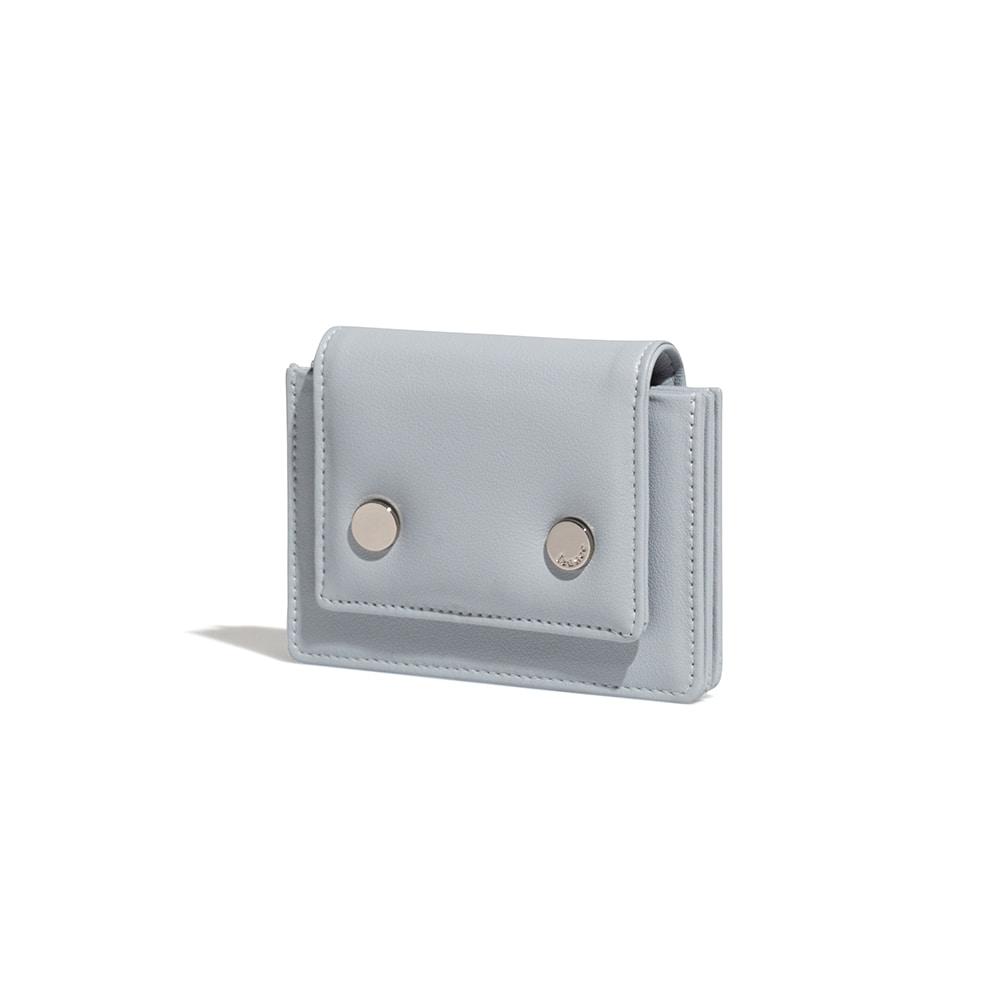 CIRCLE PADDING ACCORDION POCKET - MID GREY