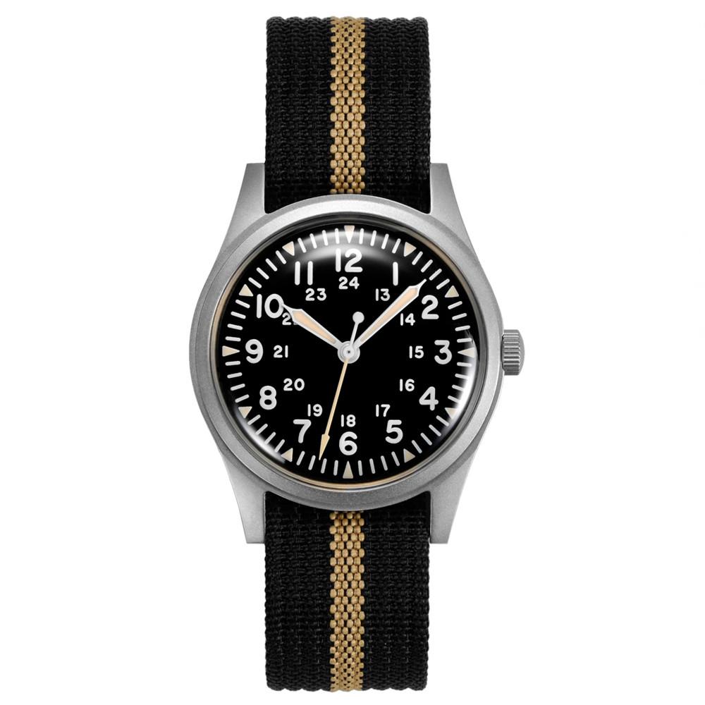 [국내발송] RDUNAE RA03 알던애 밀리터리 필드 워치 월남전 미군 쿼츠 시계 GG-W-113