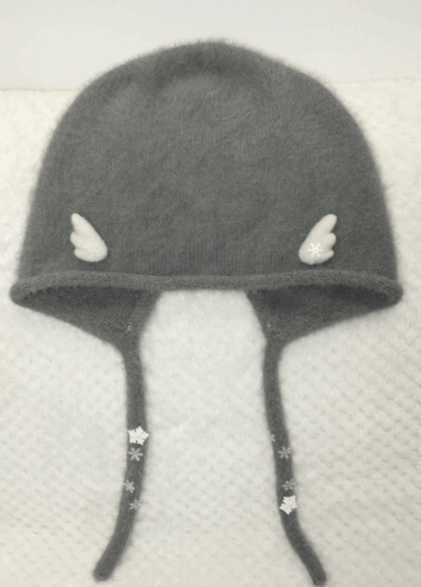 묘랑 Snow winter Beanie (2color)