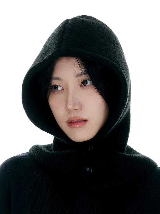 울 바라클라바 (블랙)