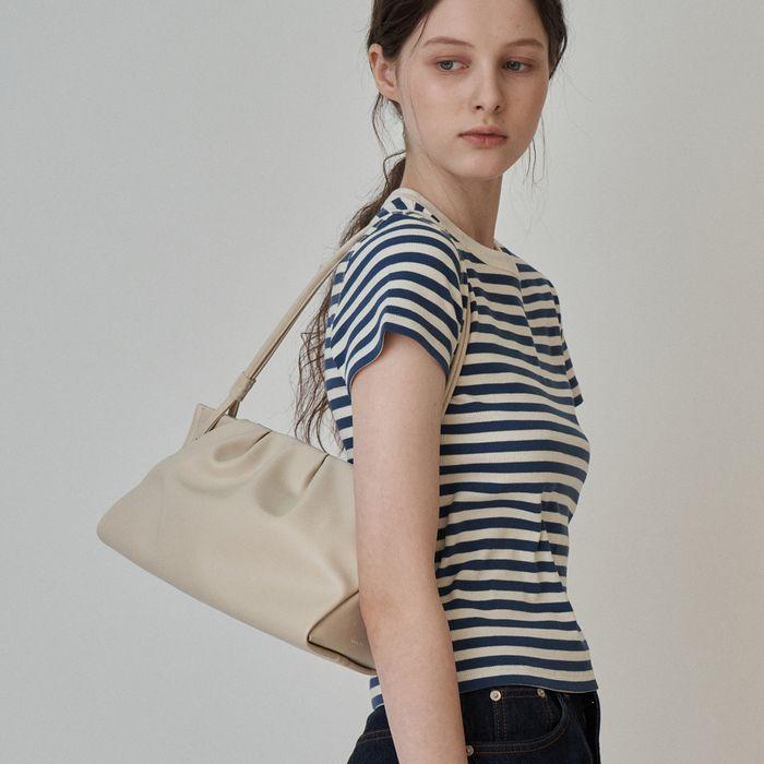 PLEATS SHOULDER BAG_3COLORS