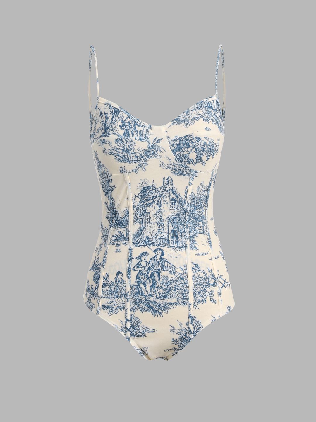 Toile de Jouy Bodysuit