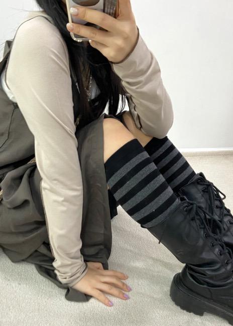 [당일출고] striped socks !