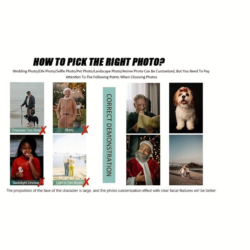 반전 인쇄된 커스텀 사진이 있는 1개의 개인화된 단면 인쇄된 쿠션과 삽입물이 있는 Throw Pillow, 커스텀 웨딩 사진이 있는 쿠션, 발렌타인 데이나 웨딩 기념일을 위한 연인들을 위한 선물