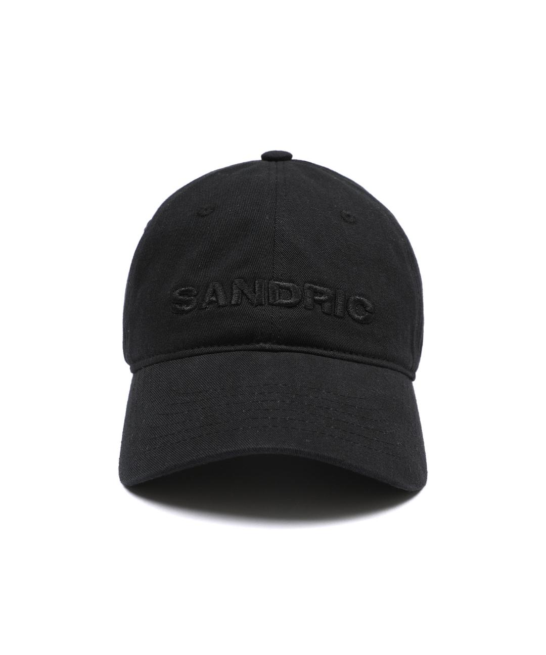 LOGO WASHED CAP_BLACK