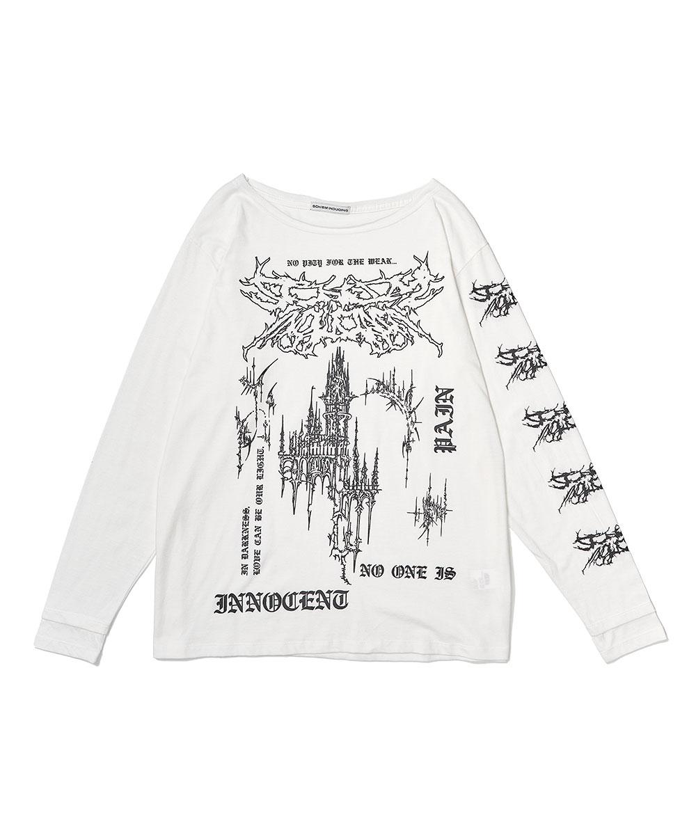 EMO OFF SHOULDER LS TEE IVORY