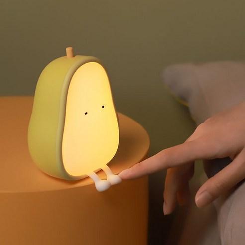 레나에너지 헤이루미 귀여운 아보카도 무드등 LED 실리콘 수면등 취침등 캠핑조명 - 무드등 | 쿠팡