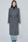 Wool Basic Double Coat - Gray