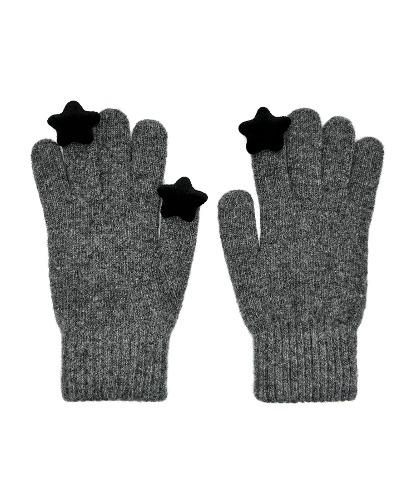 스타 울 장갑 [그레이]