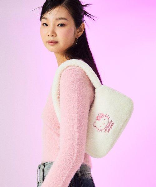 [오디너리 X 헬로키티] 퍼 가방 [WHITE]