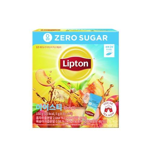 [립톤] 아이스티 제로슈가 복숭아 5g30스틱