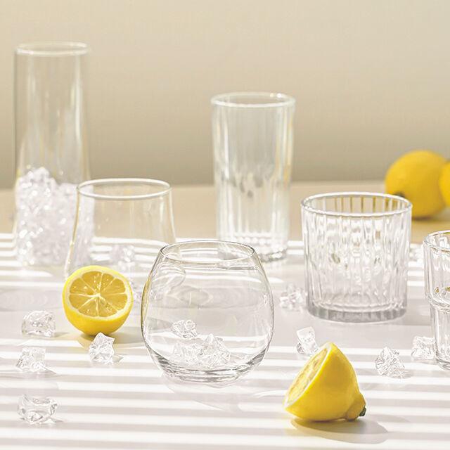 홈카페 미니멀 유리잔 언더락 하이볼 아이스 유리컵 모음
