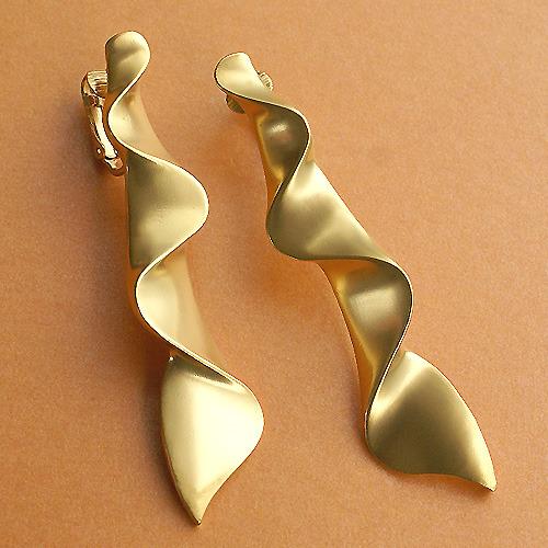avon satin ribbon earrings(post형 재입고)
