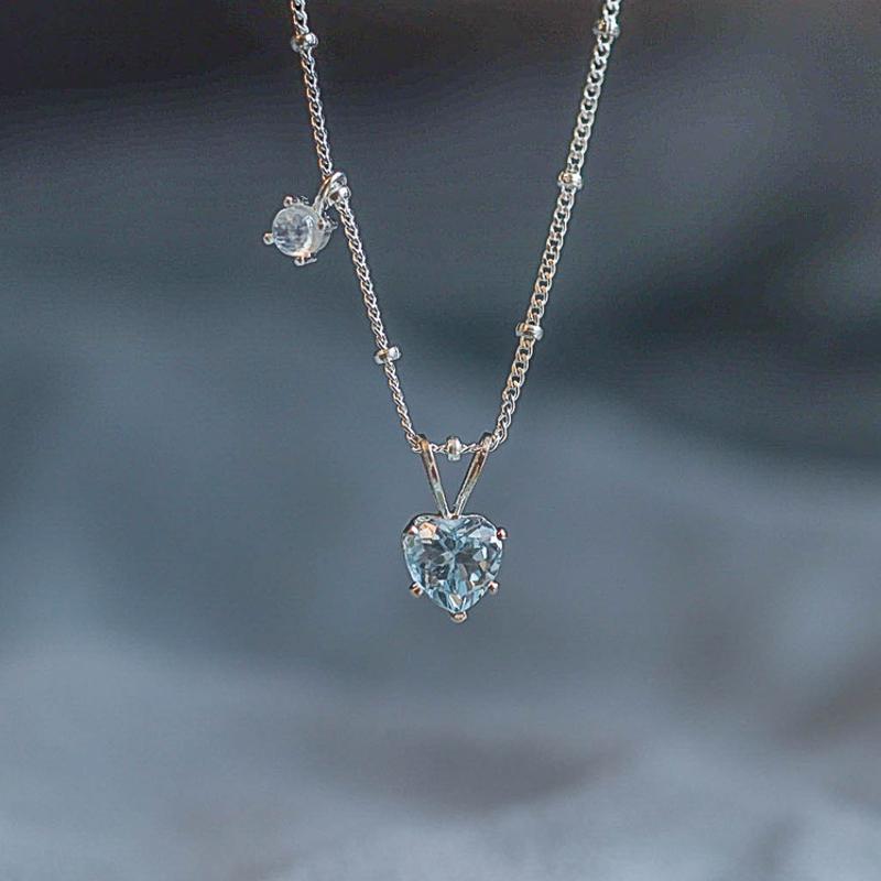heart & mini moonstone (2colors)