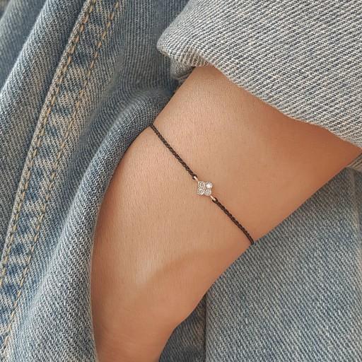 인기최고! 💕 행운의 네잎클로버 실버 실팔찌