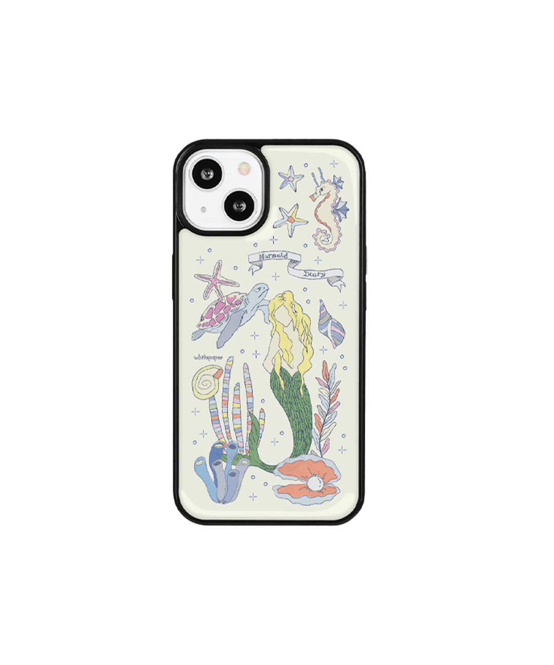 화이트페이퍼 EPOXY BUMPER CASE / MERMAID DIARY COLOR