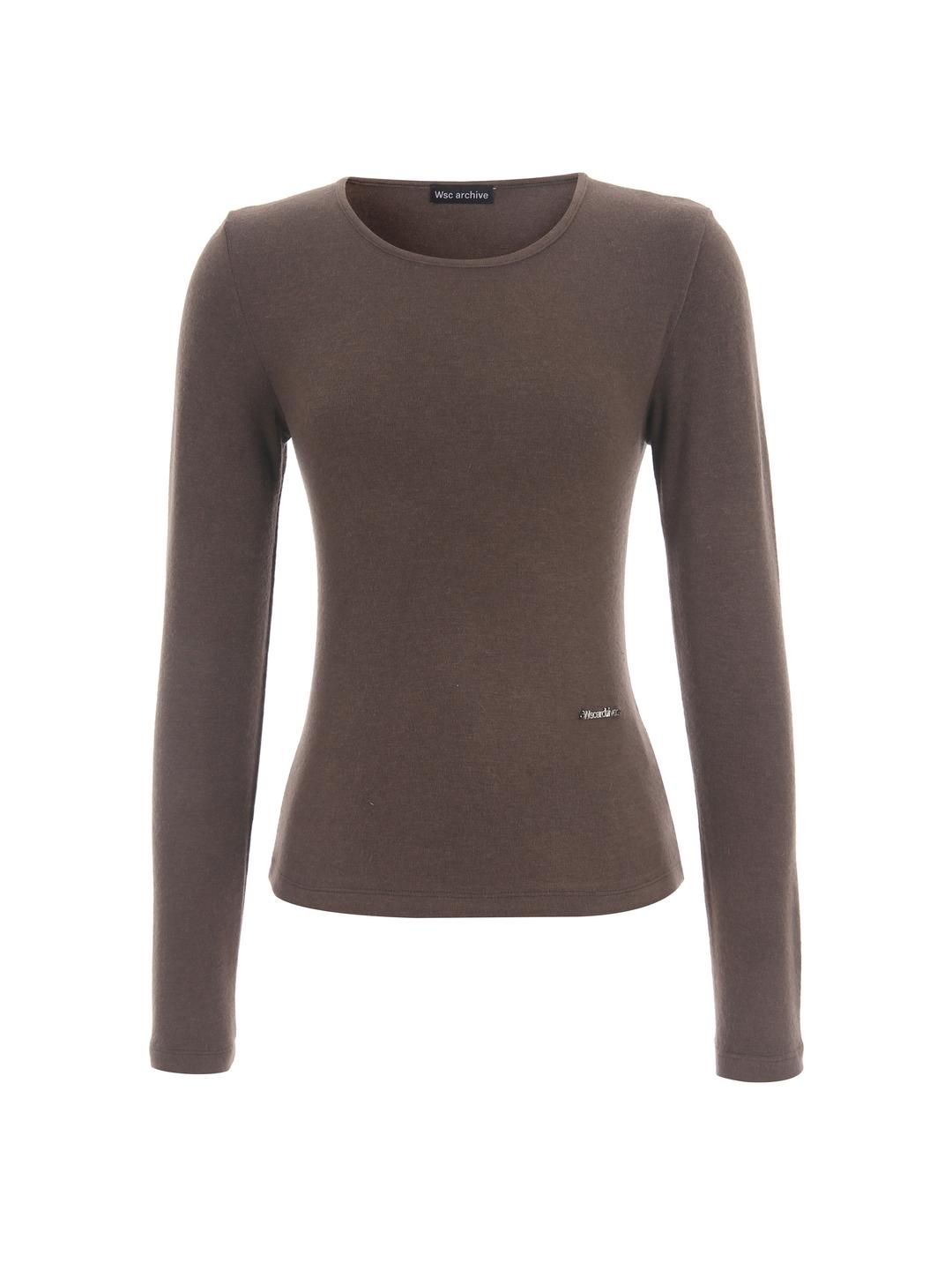 Basic U neck T-shirt 005