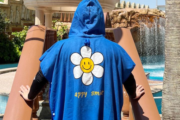 극세사 비치타올 성인 입는 판초