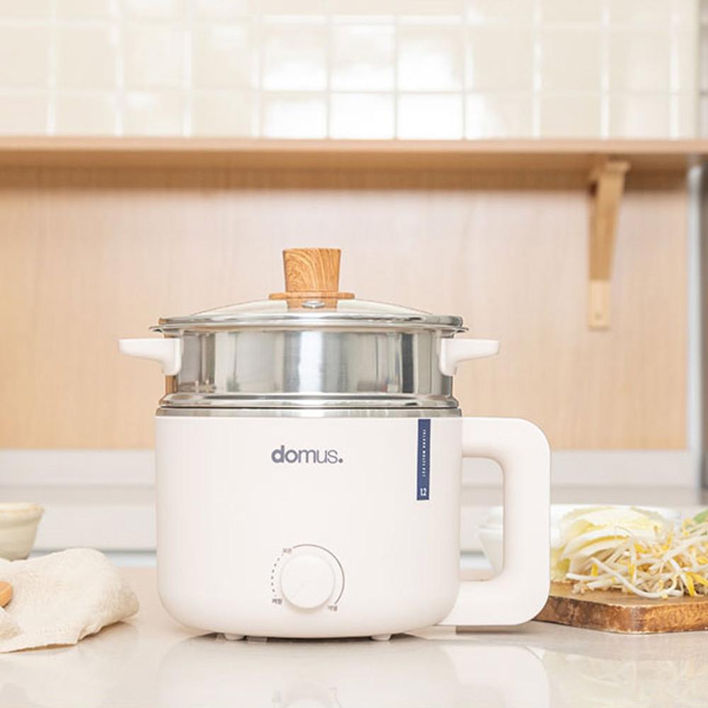 도무스 아일랜드 라면포트 멀티포트 전기찜기 1.2L 캠핑용 여행용