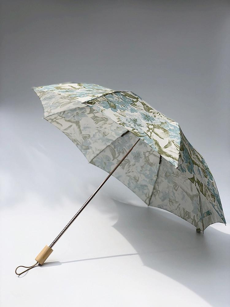 [호레이 3단양산] 플로랄 린넨 파라솔 / Floral Linen Parasol / 린넨100% 고급양산 패브릭양산 린넨양산