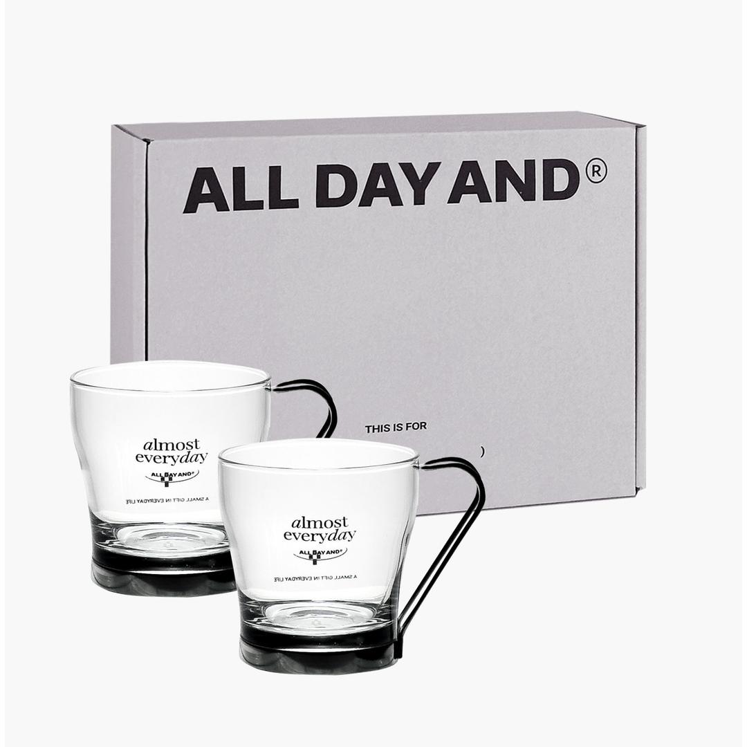 [GIFT SET]  투웨이 글라스 스텐 머그_two way glass stainless mug 2P