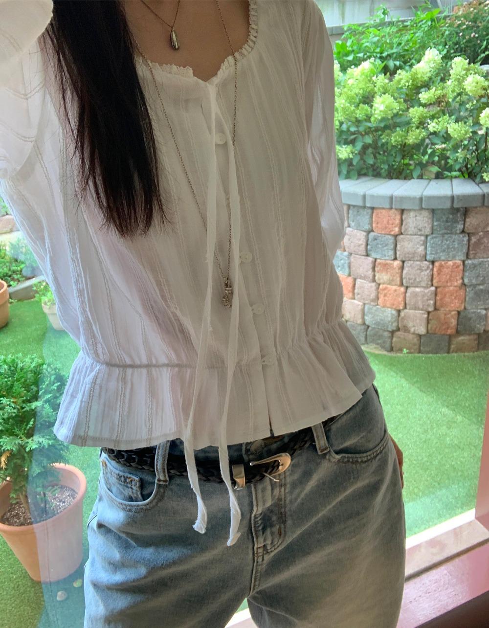 프레티 레이스 blouse