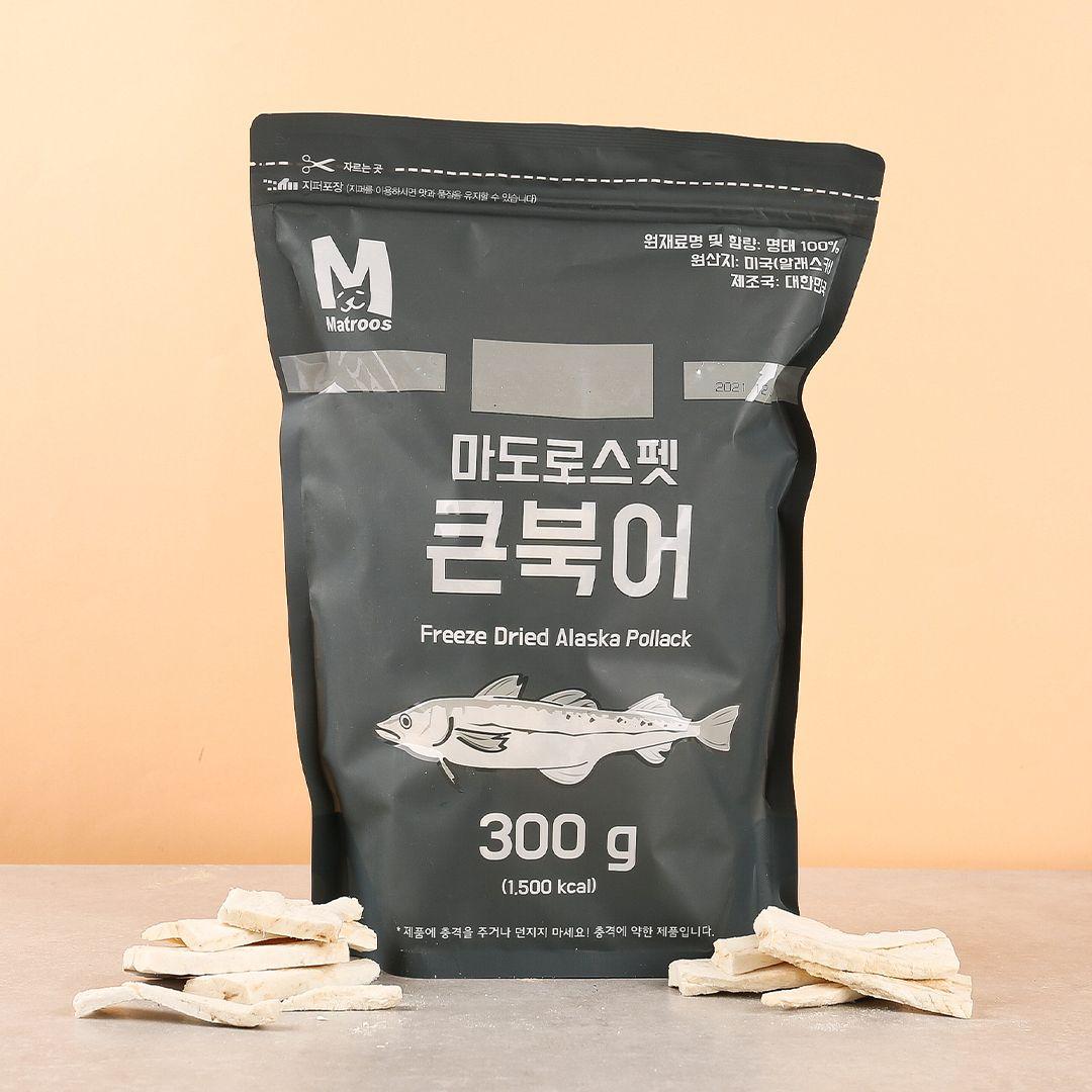 마도로스펫 큰북어 300g