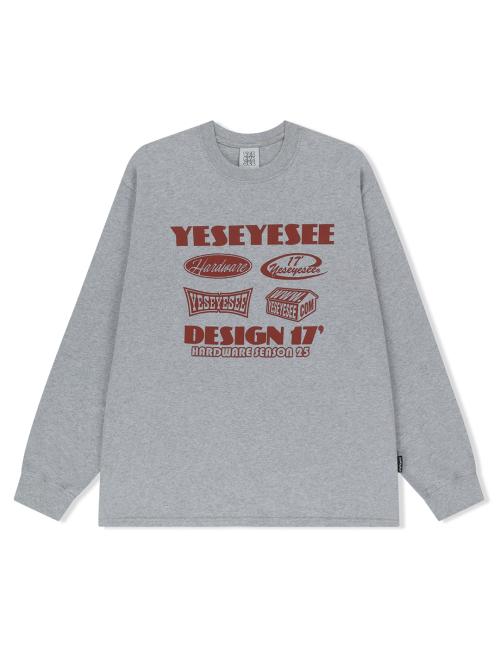 Y.E.S Hardware L/S Grey