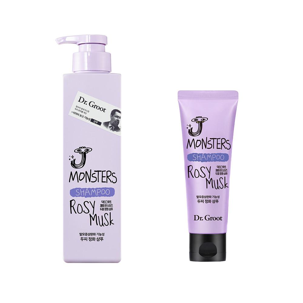 닥터그루트 제이몬스터즈 머스크향 샴푸 400ml+75ml : 닥터그루트 브랜드스토어