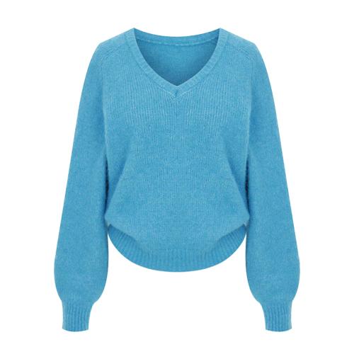 컬러루즈핏브이넥울니트_I5C-CKN040