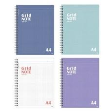 아이비스 A4 방안노트2 4종 세트 12238  네이비, 그린, 화..., 1세트