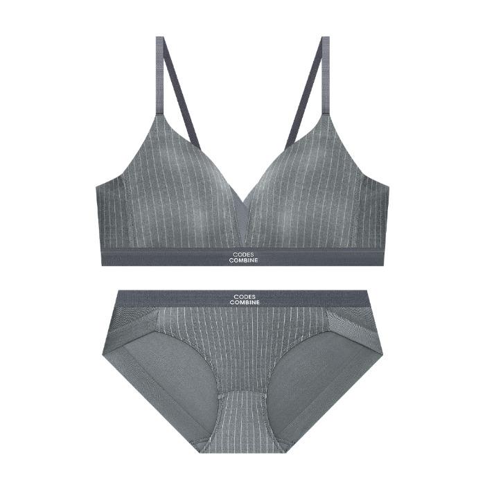 스트라이프 챠콜 노와이어