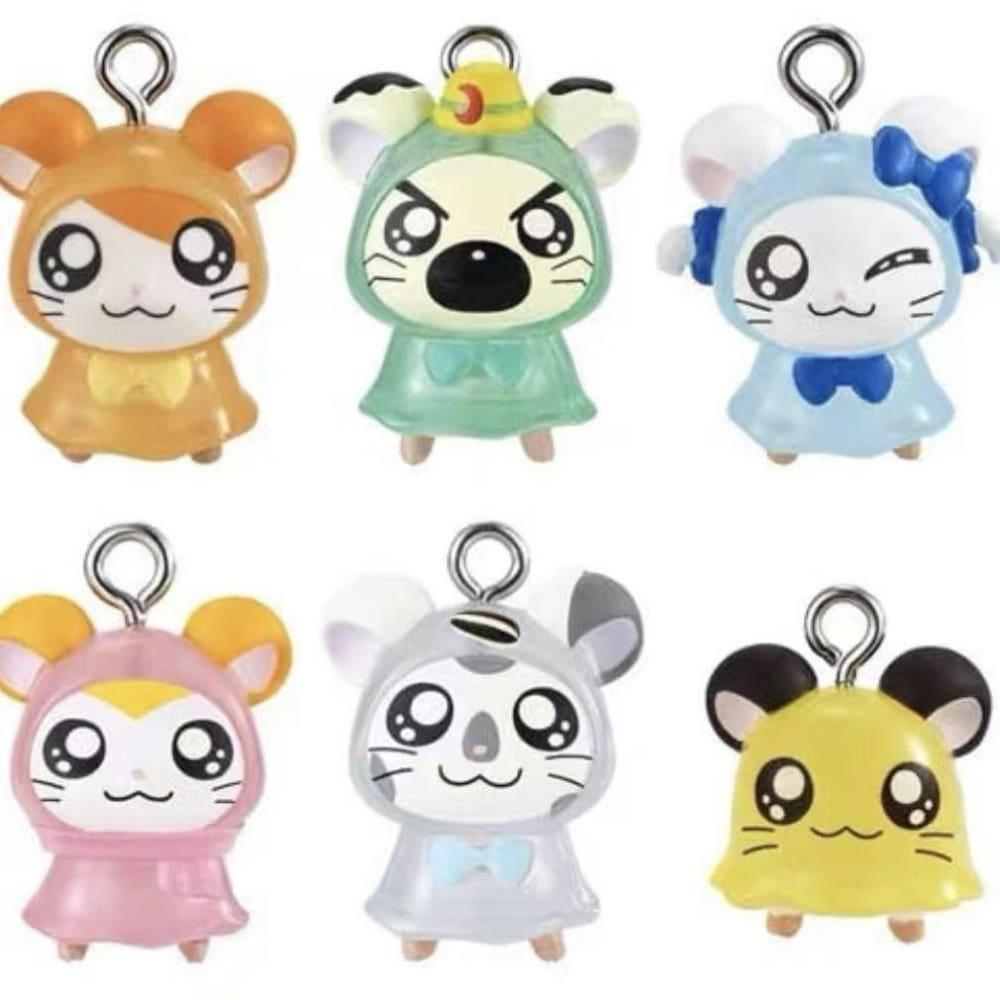 반다이 방가방가햄토리 메지루시 악세사리 챰 시리즈 6종 세트