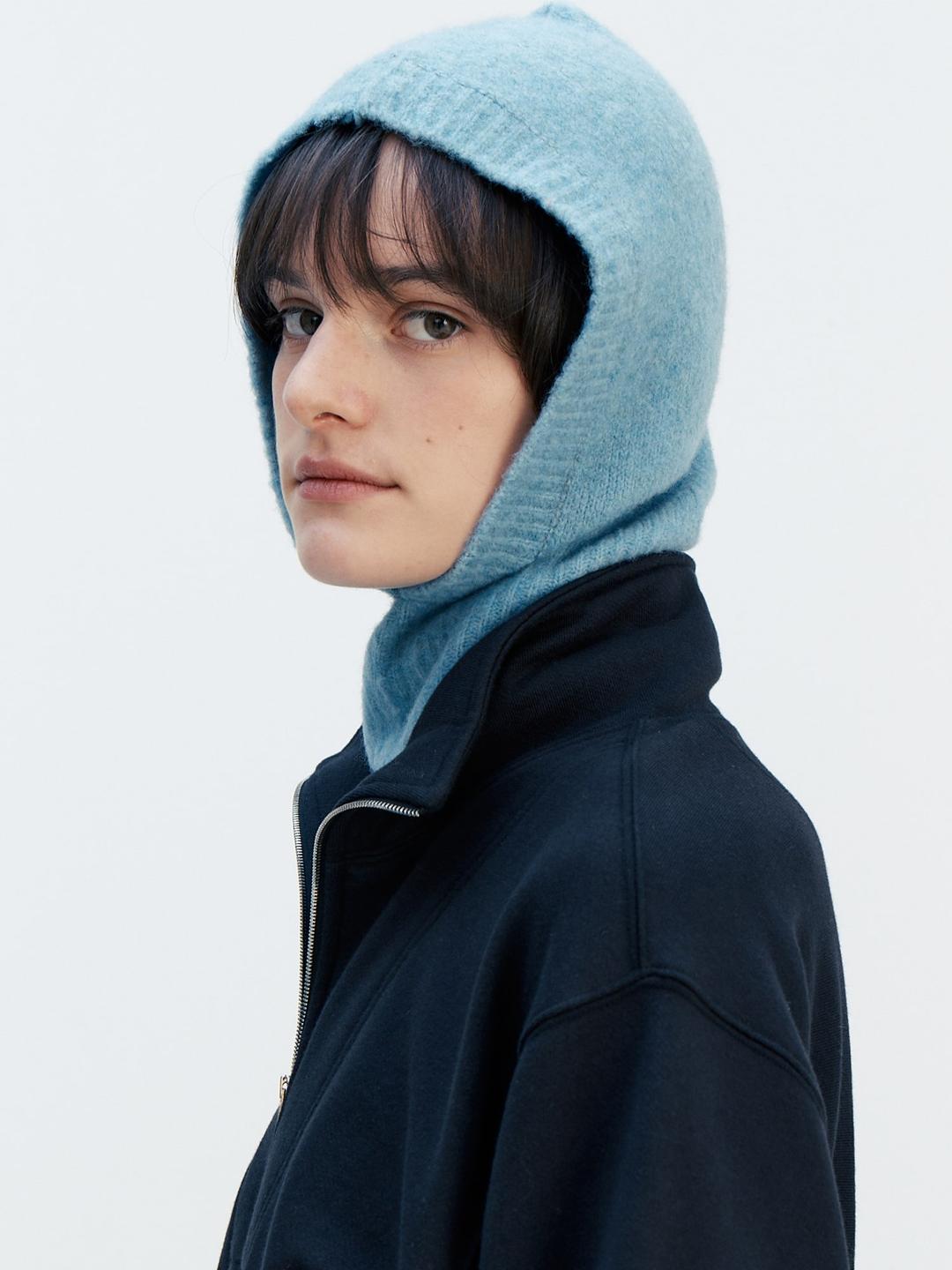 🍂BEAKER FOCUS🍂 Women Soft Knit Balaclava - Sky Blue