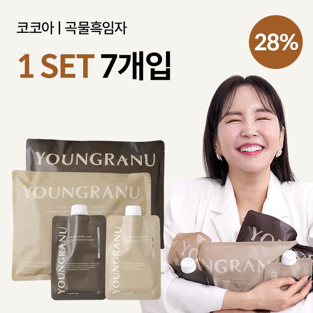 영라뉴 프로틴 핏 쉐이크 1 SET (7개입)(곡물 흑임자맛 & 네덜란드 코코아맛 중 택1)