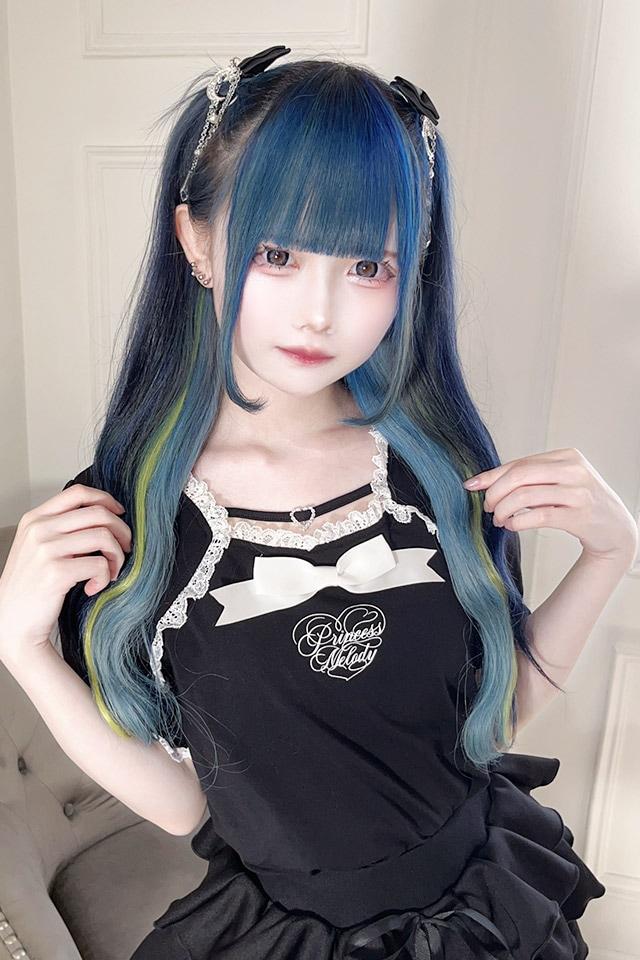 【Princess Melody】ハートバックルリボンテープトップス - ブラック size-F-Ma*rs WebStore by LiLimPark