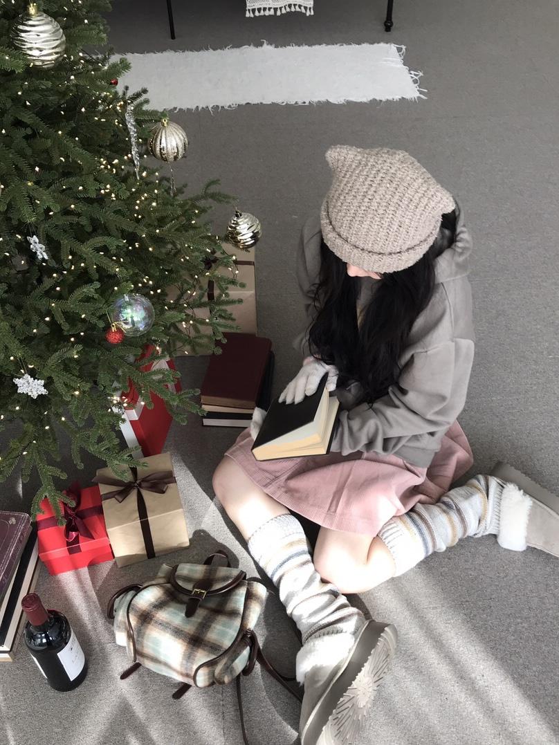 square cat beanie (3color)