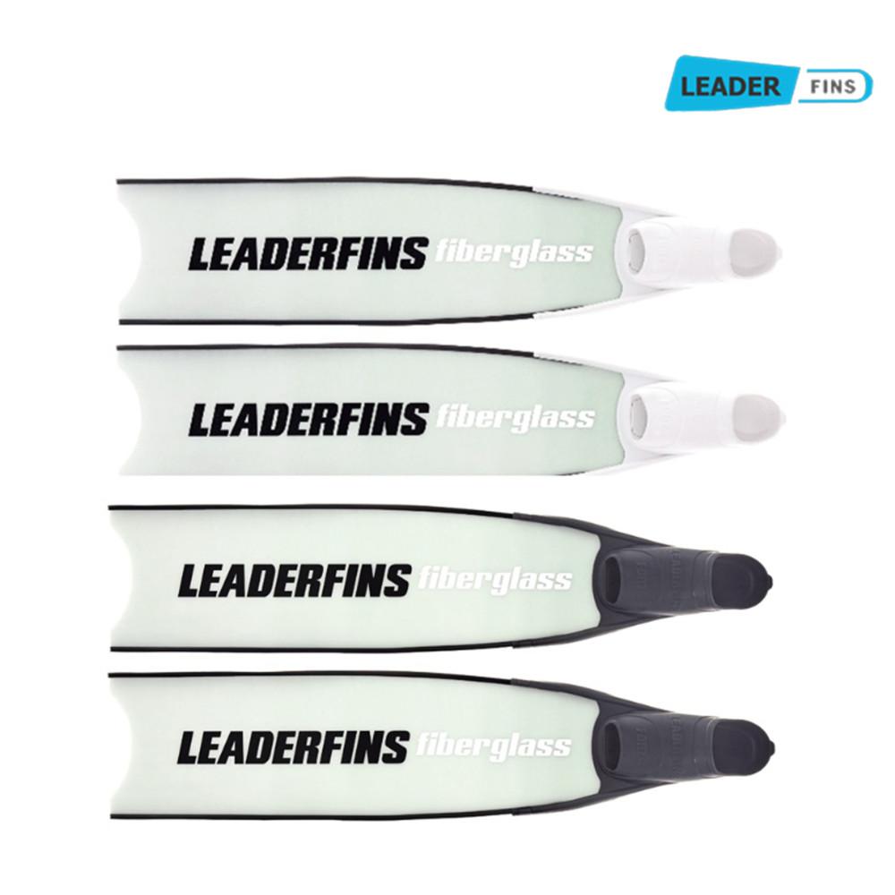 리더핀 아이스 프리다이빙 핀 오리발 유리섬유 화이트