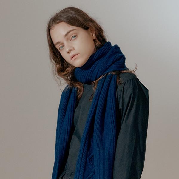 Edge Color Cable Muffler Navy