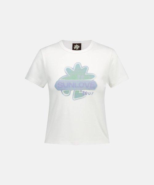 W Faint Baby Cali Tee Ivory