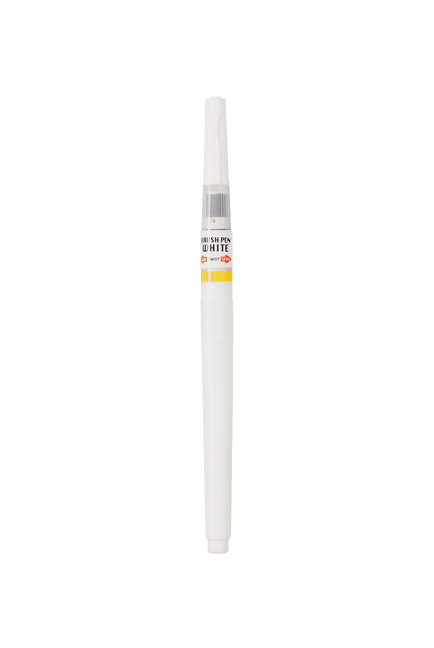 Cartoonist Brush Pen White
