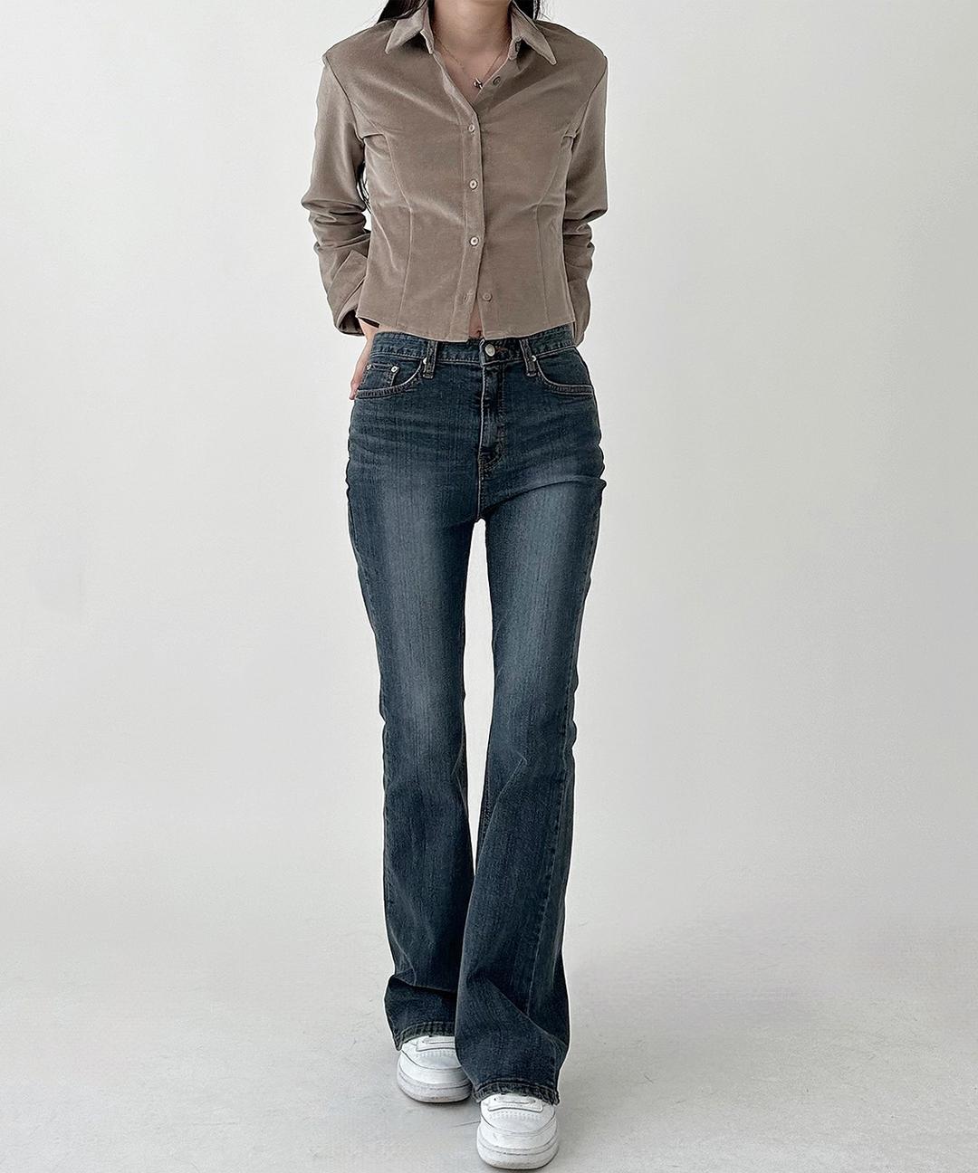 [당일발송] 그레이쉬 부츠컷 데님 팬츠