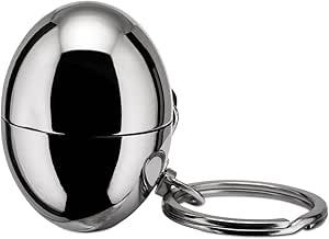 Alessi FA07 Bon Bon Key Ring/ Coin Holder in 18/10 Stainless Steel Mirror Polished and Thermoplastic Resin., Black, 8.50 x 4.20 x 3.30 cm