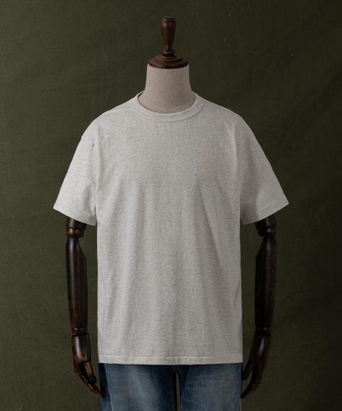 JAPANESE TENJIKU JERSEY TUBULAR TEE_1%OATMEAL